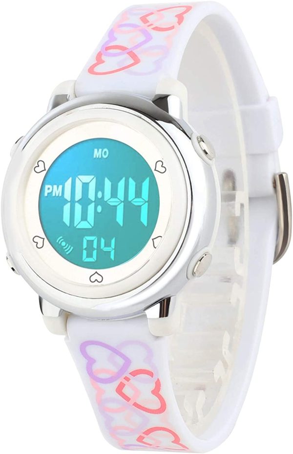 etows? Gar?ons Filles Quartz Montre Num¡§?Rique Sport LED Montre ¡§?tanche 50 m ¡§?Tudiants Enfants 's Montre Poignet ¡­ – Image 6