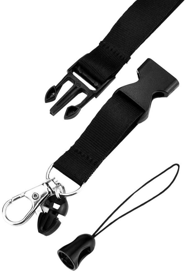 Sifflet de Sécurité Sifflet de Sport Metal Sifflet Cordon de Sifflet avec Détachable Boucle Lanière – Image 4