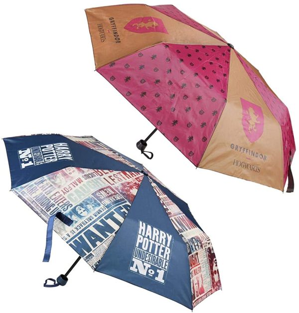 CRDÁ LIFE'S LITTLE MOMENTS - Parapluie à main pliable pour enfants de Harry Potter parapluie à main pliable pour enfants de Harry Potter - Licence officielle Warner Bros, enfants, Rouge, Taille unique – Image 7