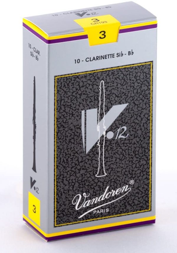 Vandoren CR193 V12 10 Anches pour Clarinette Sib 3 & CR1025 10 Anches pour Clarinette Sib 2,5 – Image 3