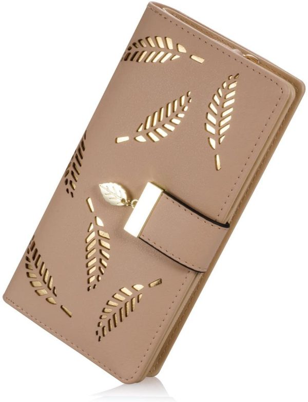 Porte Monnaie Femme, TMEOG Porte-Monnaie en Cuir Bifold Wallet en Cuir en Cuir Porte-Cartes en Cuir Porte-Monnaie en Cuir – Image 6