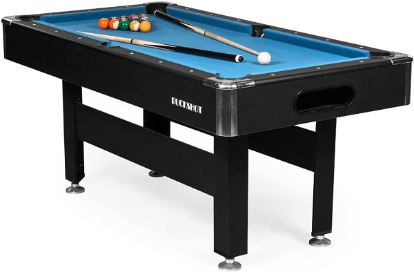 Buckshot Winner Table de Billard 6FT - 183 x 90 x 79 cm - 70kg - Y compris les accessoires – Image 2