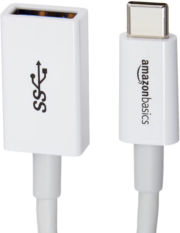 Adaptateur femelle USB Type-C vers USB 3.1 1e génération - Blanc