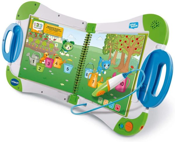 VTech - MagiBook Starter Pack Vert, Livre Interactif Enfant ??Version FR & Livre MagiBook - Mes Premiers apprentissages Niveau Maternelle - Pack de 3 Livres, Livres éducatifs ??Version FR – Image 2