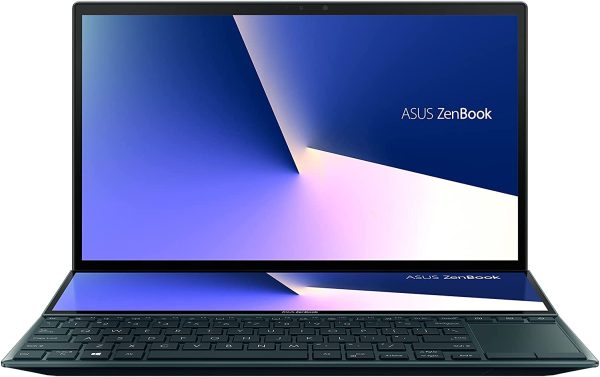 Asus Zenbook Duo UX482EA-HY055T PC Portable à Double écran 14" FHD Tactile (Intel Core i7-1165G7, RAM 16Go, SSD 512Go, Intel Iris X??Graphics, Windows 10) Clavier AZERTY Français – Image 2