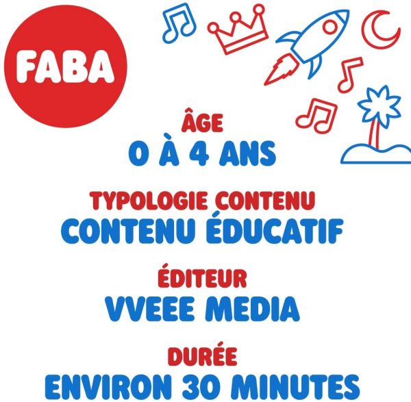 FABA Personnage CHANTEZ ET APPRENEZ AVEC NOUS - Contenu Éducatif - Jouet, Version Française, Enfants 3+ ans – Image 2