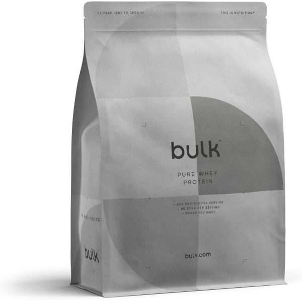 Bulk Protéine Whey en Poudre, Banane, 1 kg, l'Emballage Peut Varier – Image 2