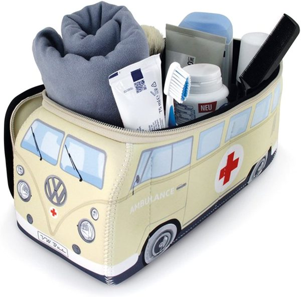 BRISA VW Collection - Volkswagen Combi Bus T1 Camper Van 3D Trousse de Maquillage, Sac à cosmétiques/de Culture, Nécessaire de Toilette, Étui de Voyage, Pochette Universel, Lunch-Box, Porte-Crayon