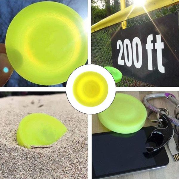 Colmanda Mini Silicone Soucoupe, 3 Pièces Frisbee en Silicone Jeu de Plein Air Mini UFO Silicone Jeu des Prises Fun Sports Silicone Ultimate Mini pour Enfants et Adultes – Image 5