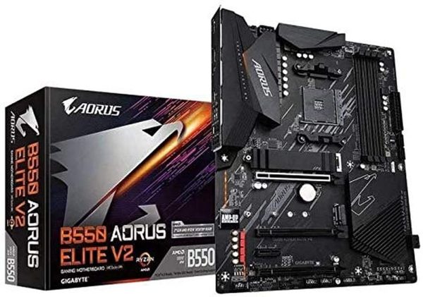 B550 AORUS Elite V2 Carte mère Noir – Image 2