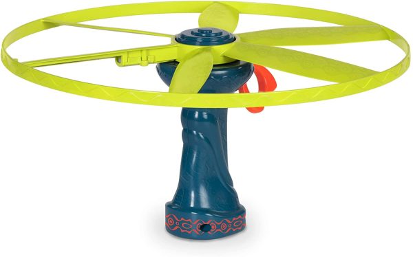 Battat-BX1592Z Disque Volant Lumineux avec Lanceur-Light-Up Disc-Oh Flyers ??pour Enfants de 3 Ans et Plus, BX1592Z, Multicolore – Image 3