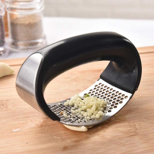 en Acier Inoxydable Presse-ail ail Rocker et Peeler Cuisine Ensemble d'outils de Cuisine Gadgets Rust Proof 1pc – Image 5