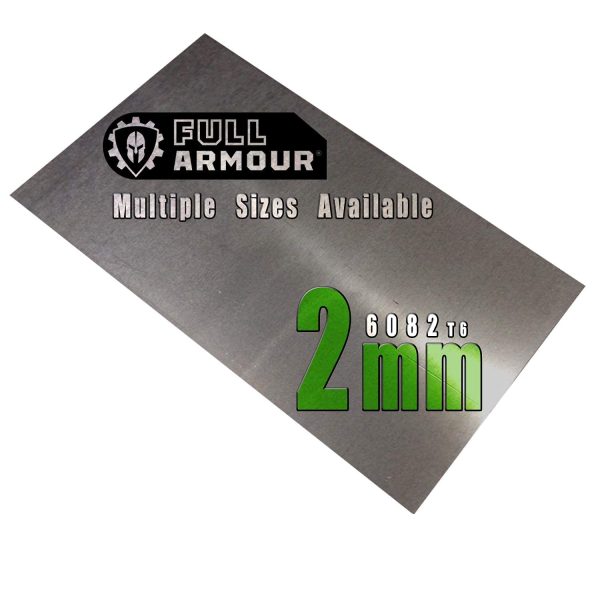 Plaque en aluminium de 2 mm ??Grade 6082 T6 300 mm x 100 mm (30cm x 10cm)