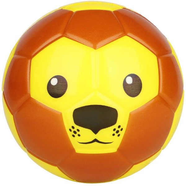 BORPEIN Ballon de Football Pro Mini, Ballon de Mousse de Style Animal de 6 Pouces pour Enfants - Matériel de Protection de l'environnement pour débutant, Doux et Plein d'entrain