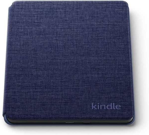 Étui en tissu pour Amazon Kindle Paperwhite | Compatible avec les appareils 11e génération (modèle 2021) | Bleu Marine