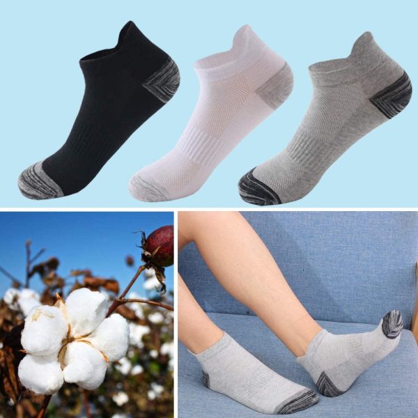 Budermmy Chaussettes Homme Femme de 6 or 12 Paires Sport Coton Socquettes Respirant Courtes Chaussette