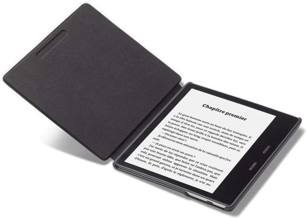 Étui en cuir pour Kindle Oasis (10ème génération et 9ème génération uniquement), Noir – Image 4