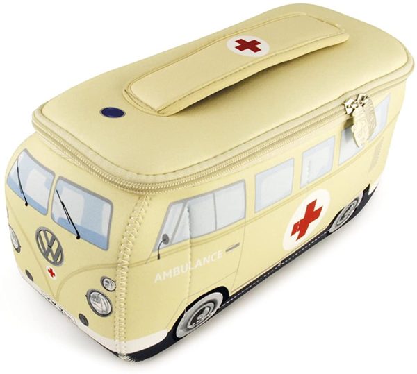 BRISA VW Collection - Volkswagen Combi Bus T1 Camper Van 3D Trousse de Maquillage, Sac à cosmétiques/de Culture, Nécessaire de Toilette, Étui de Voyage, Pochette Universel, Lunch-Box, Porte-Crayon – Image 4