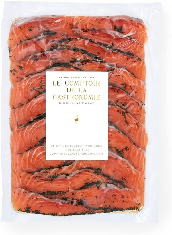 COMPTOIR DE LA GASTRONOMIE - Lot de 2 paquets de Saumon Gravlax "Mariné à l'aneth" Maison (0,200 Kg environ ) – Image 4