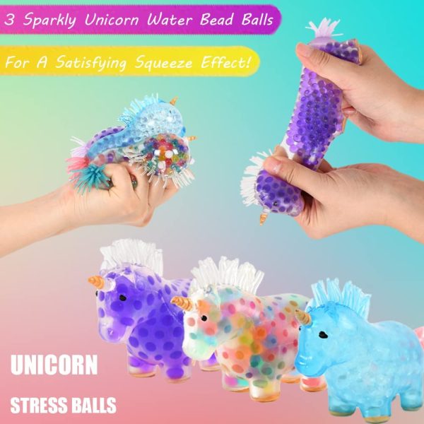 ETASOP Lot de 12 balles Anti-Stress, Squishy Squishy Squeeze Balls, Perles d'eau Fidget Toys pour Enfants et Adultes, Outil calmant pour Le soulagement de l'anxiété, Squeeze Toys pour l'Autisme – Image 8