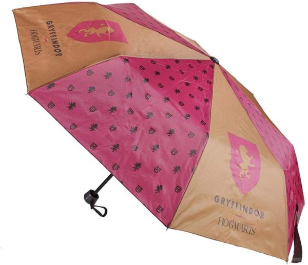 CRDÁ LIFE'S LITTLE MOMENTS - Parapluie à main pliable pour enfants de Harry Potter parapluie à main pliable pour enfants de Harry Potter - Licence officielle Warner Bros, enfants, Rouge, Taille unique – Image 5