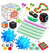 Gemeer 26pcs Balle Anti-Stress Fidget Toys Set - Jouets Sensoriels Fidget Toys Pack, Objet Toys S...