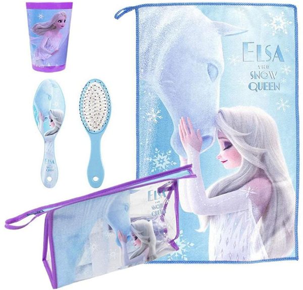 CERDÁ LIFE'S LITTLE MOMENTS - Trousse de Toilette La Reine des Neiges 2 au Complet - Licence Officielle Disney Multicolore