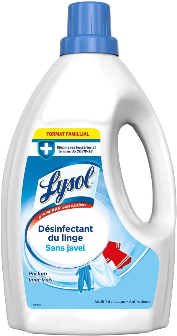 Lysol Désinfectant du Linge Parfum Linge Frais Format Familial - 1,2 L – Image 2