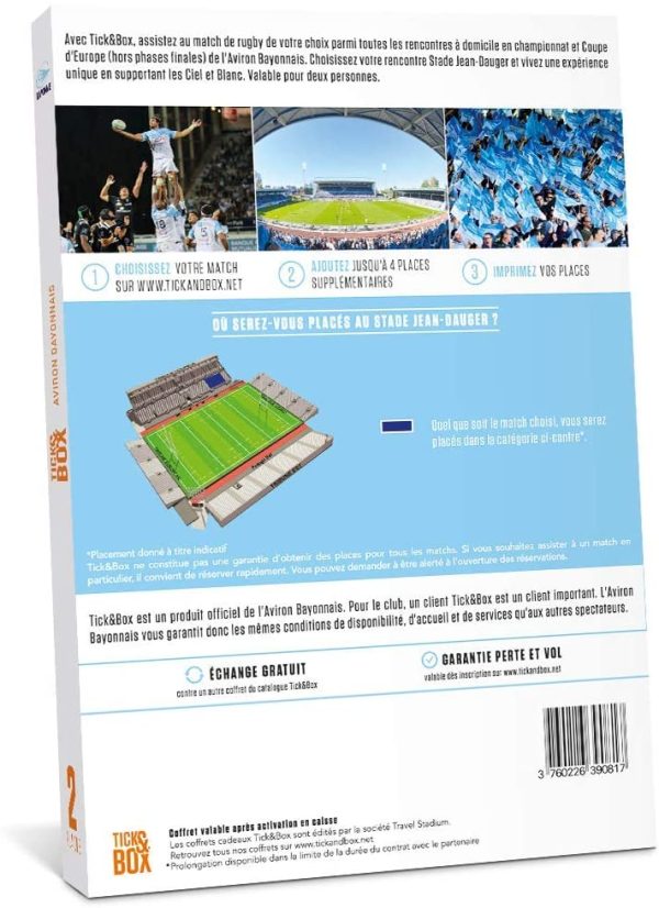 Coffret Cadeau Places Match Aviron Bayonnais Rugby – Image 3