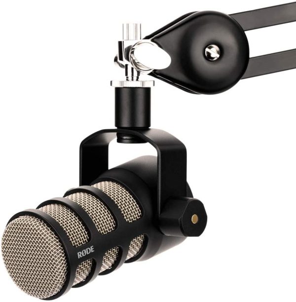 RØDE PodMic - Microphone dynamique de qualité broadcast avec support pivotant intégré pour les podcasts, le streaming, les jeux et l'enregistrement vocal – Image 2