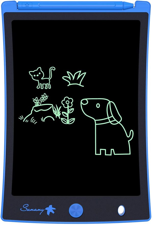 Tablette d'écriture LCD 8,5 po de , Tableau de griffonnage d'écriture électronique et Planche à Dessin, Cadeau de Tablette à Dessin pour Enfants et Adultes (Bleu) – Image 4