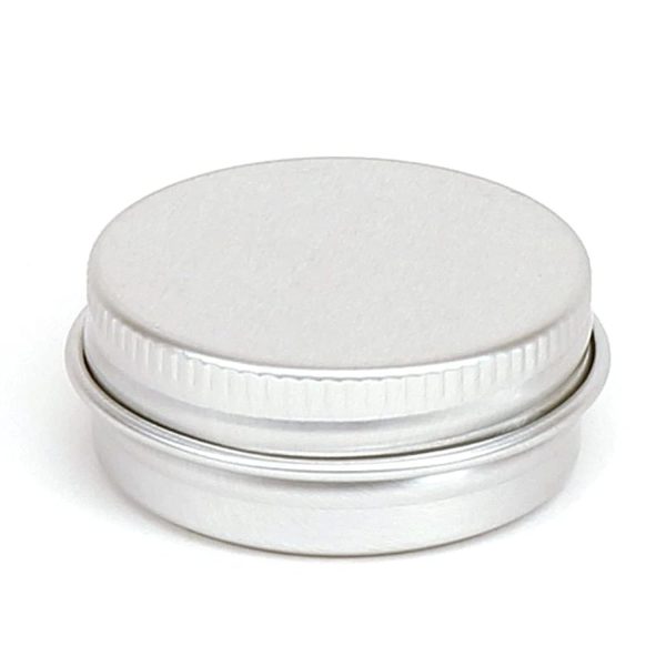 Boîte métallique ronde argentée en aluminium | Boîte à shampooing solide | Boîte de rangement de savon - Boîte de voyage - Boîte à savon | Ecologique 3 Tailles (15 ml)