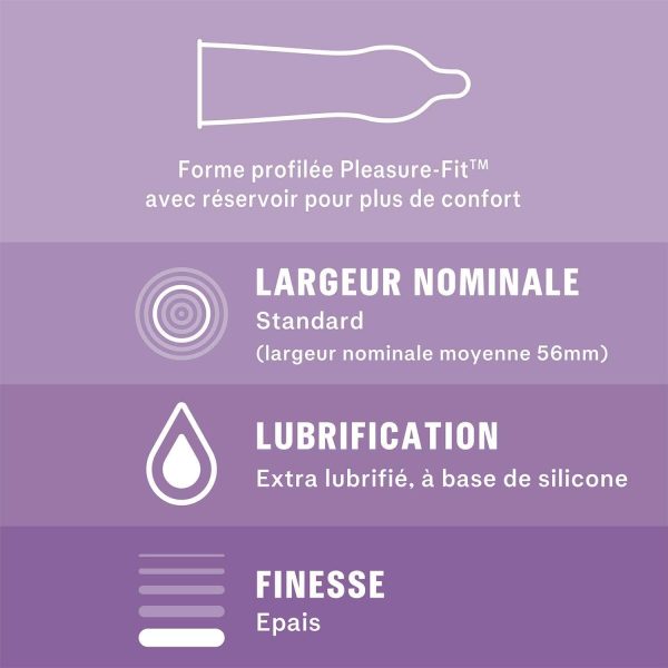 Durex - Préservatifs Nude Sans Latex - Sensation Peau Contre Peau - 8 Préservatifs – Image 4