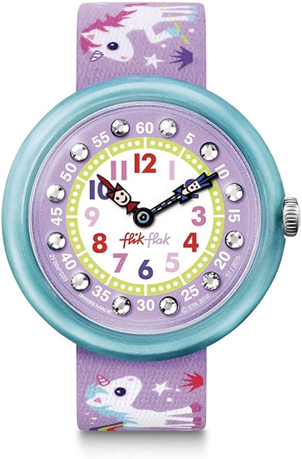 Flik Flak Montre Fille Analogique Quartz avec Bracelet en Tissu ??FBNP033 – Image 3