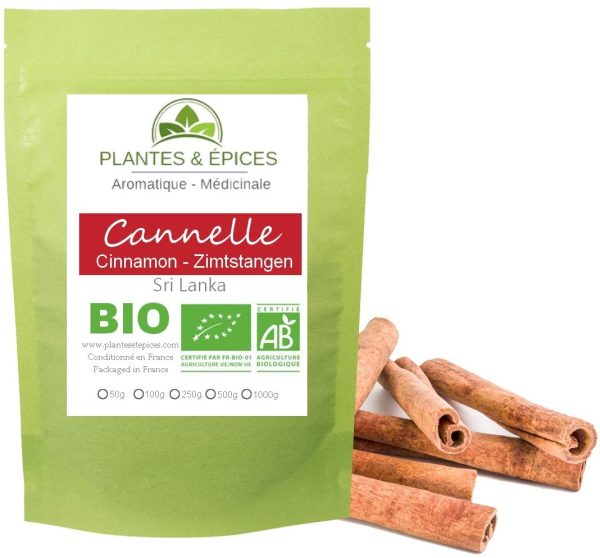 Plantes & Epices - Bâtons de Cannelle Entier Qualité BIO 6 à 8 cm - Sachet Fraîcheur Biodégradable Refermable (50g) – Image 5