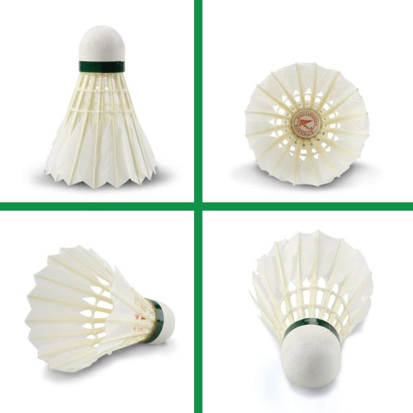 Buluri Volants de Badminton, 12 Paquets Plume d'oie Badminton Volants Balles de Badminton avec Haute Élasticité et Durabilité pour Intérieur, Extérieur, Sport, Entraînement, Exercice, Jeux – Image 7