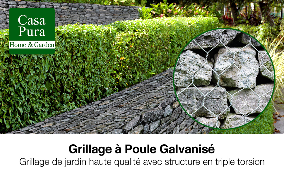 grillage grille filet griyage cloture haie barriere balcon jardin enclos poules poule lapin volière