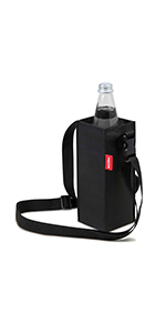 bottle-bag, tasche für flaschen Flaschentasche Flaschen schwarz bag carrier Dosentasche Weintasche B