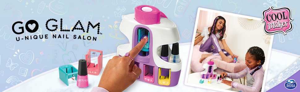 Cool Maker Go Glam Unique Nail Salon manucure pédicure motif vernis rangement activité 8 ans