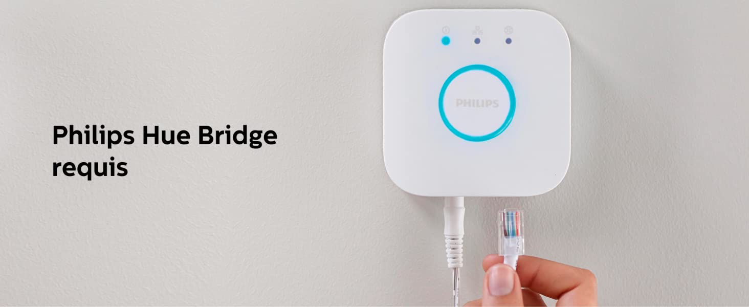 Philips Hue bridge requis