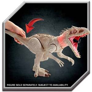 Figurine Indominus Rex de Jurassic World avec Mâchoires qui Claquent, Pattes Avant Mobiles