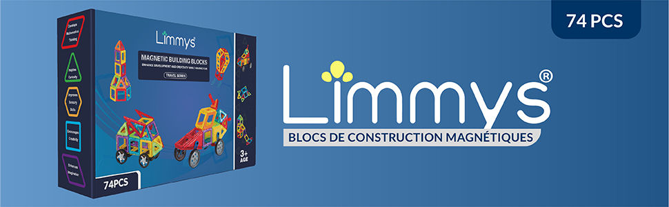 Jeu de construction magnétique, Blocs aimantés