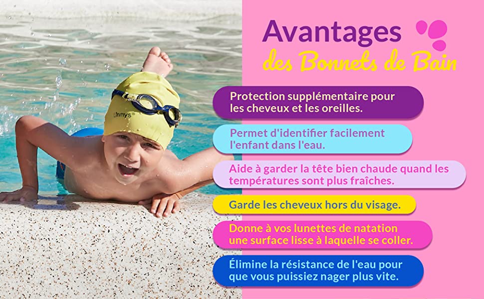 Limmys GILET DE NATATION, Limmys Bonnet de Bain