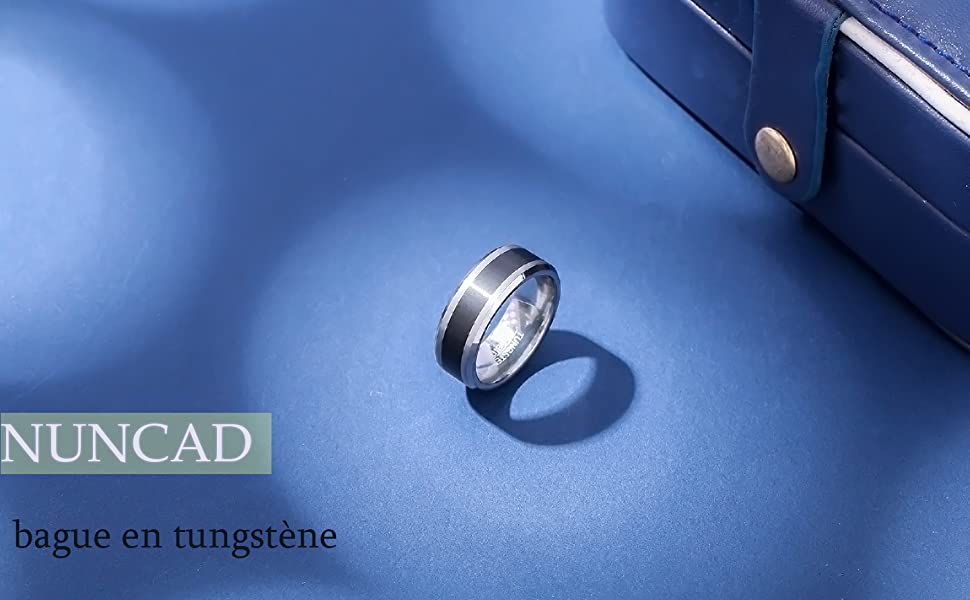  bague en tungstène