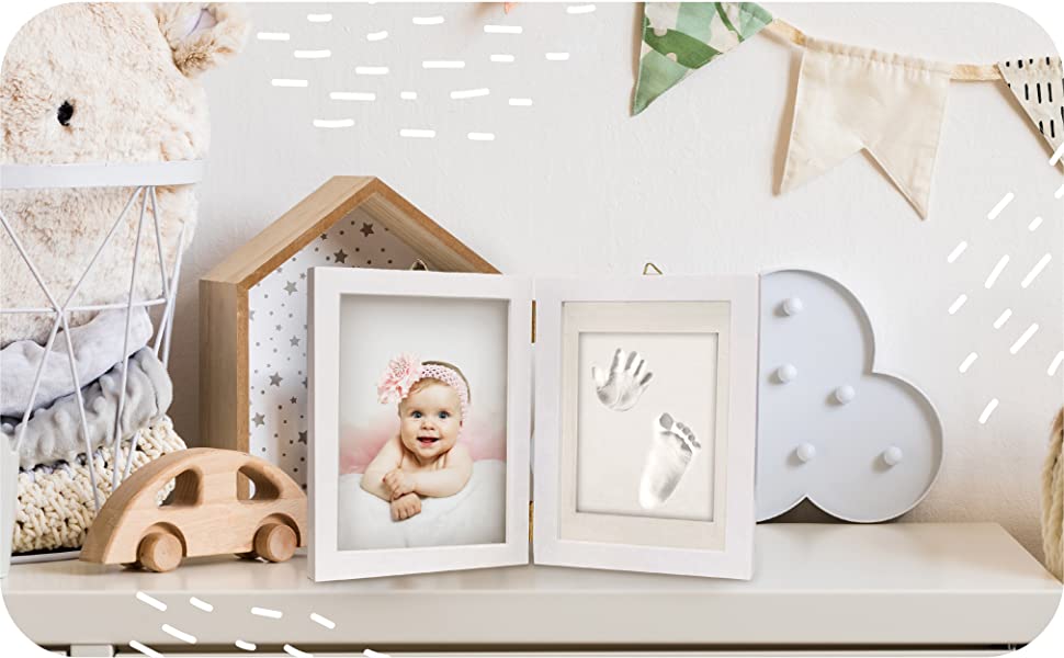 casting memory frame keepsake baby