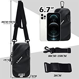 BAGZY Running Armband Sports Outdoor Waist Pack