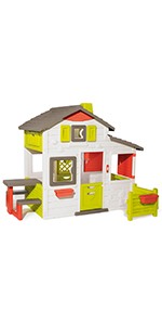 Maison Neo Friends House Cabane de Jardin Enfant Maisonnette Exterieur Outdoor Plein Air Jeu Jouet