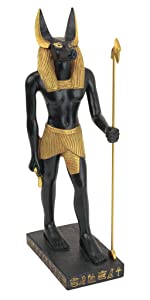 Statue d’Anubis, dieu du royaume égyptien