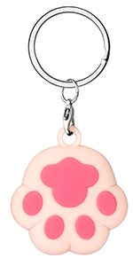 Porte-clés airtag en silicone pour femme/fille