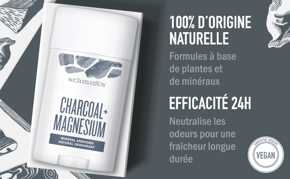 "100% D'ORIGINE NATURELLE Formules à base de plantes et de minéraux EFFICACITÉ 24H 